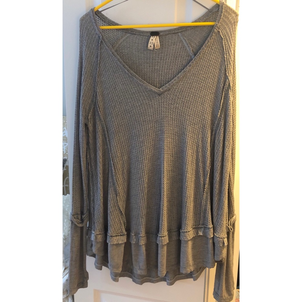 Free People Long Sleeved Tee